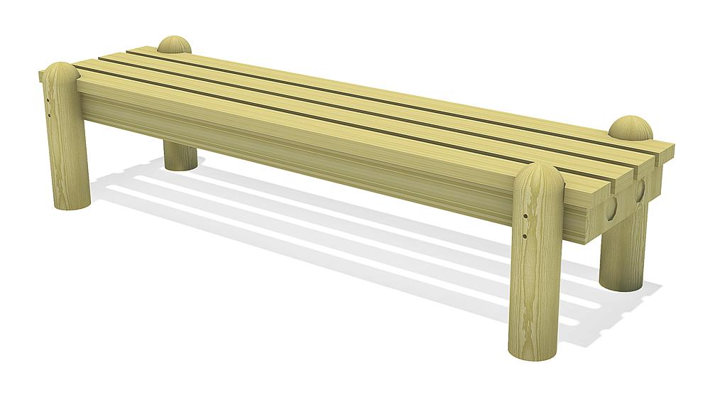 eibini bench without backrest