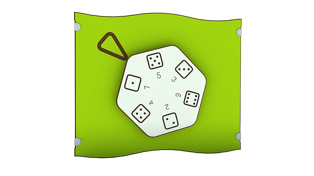playing panel dice wheel