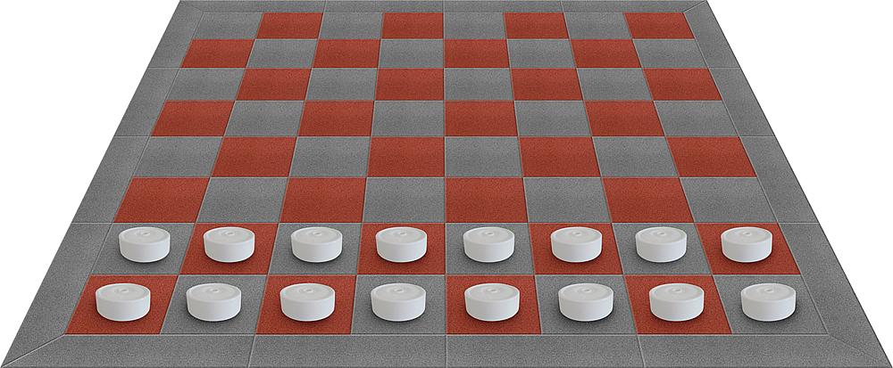 Outdoor board game Checkers