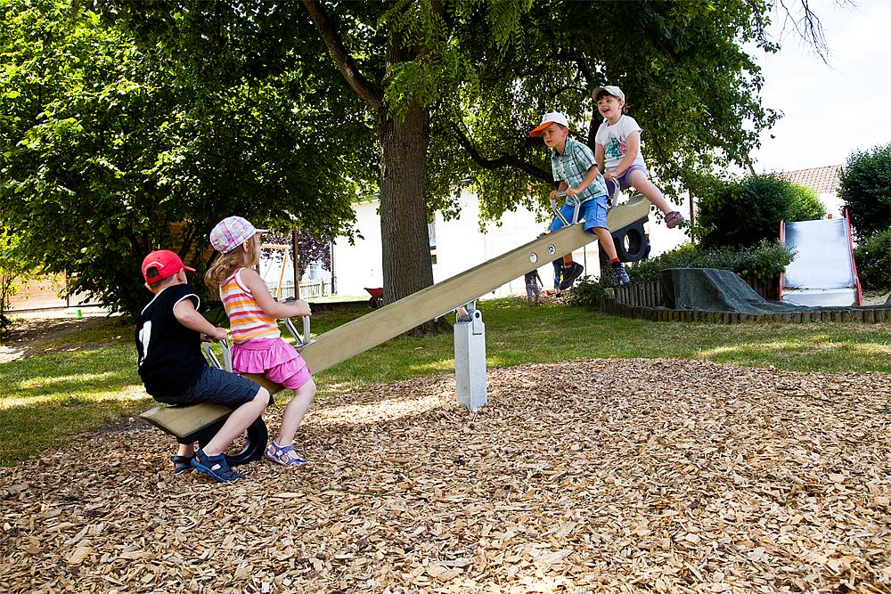 four-seater seesaw