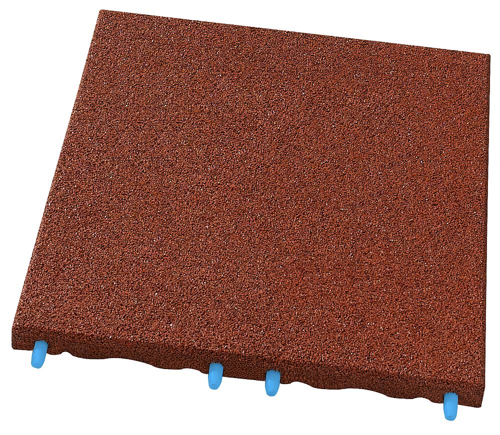 Safety slab, sports red-brown